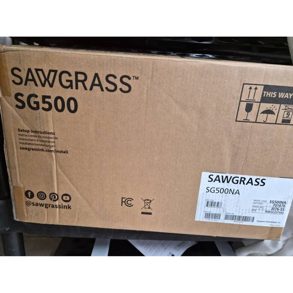 Sawgrass SG500NA Sublimation Printer with Packaging and Ink Cartridges